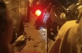 Mototaxista muerto, tras el atentado en Nueva Esperanza.