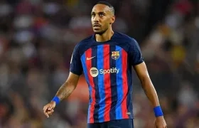 El delantero  Pierre-Emerick Aubameyang.