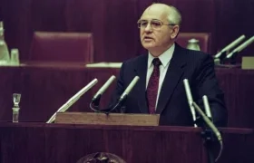 El último dirigente soviético, Mijaíl Gorbachov, en 1991.