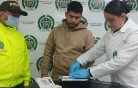 Sebastián Meneses Toro, capturado por la Policía.