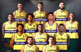 El seleccionado colombiano en AmeriCup.