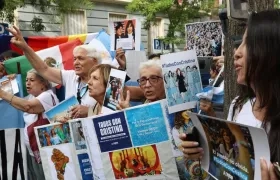 Movilizaciones en Buenos Aires contra el atentado a Cristina Fernández.