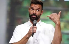 Ricky Martin, cantante puertorriqueño.