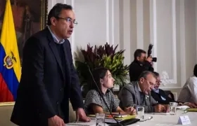 Reunión de Petro con bancada del Pacto Histórico.