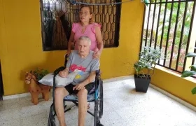 Don Orlando y su esposa Ledys