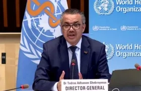 Director de la OMS, Tedros Adhanom Ghebreyessus.