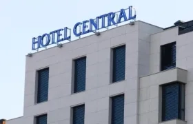 Hotel Central, sitio del incendio. 