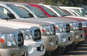 Camionetas de uso del Congreso.