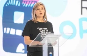 La presidenta de Asocajas, Adriana Guillén.