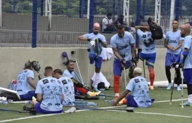Jugadores de la Selección Colombia de Amputados. 