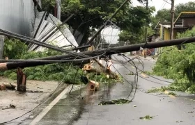 Daños en Puerto Rico.