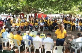 Encuentro con las comunidades del Golfo de Morrosquillo.