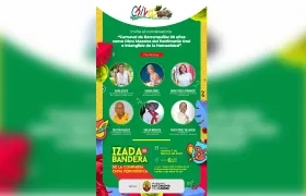 Afiche promocional del conversatorio. 