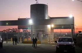  Fotografía que muestra el exterior del penal de Almoloya el 5 de enero de 2023, en Toluca, Estado de México, en donde permanece Ovidio Guzmán.