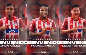 Los tres canteranos que llegan al Junior del Barranquilla FC.