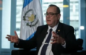 El presidente de Guatemala, Alejandro Giammattei.