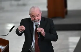 Luiz Inácio Lula da Silva, presidente de Brasil.