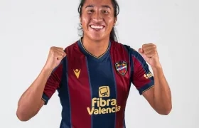Mayra Ramírez, delantera colombiana del Levante.