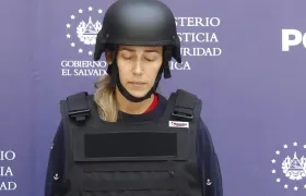 Margaret Lizeth Chacón capturada en El Salvador.