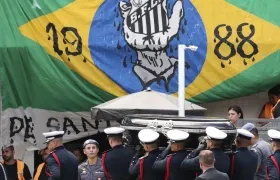 Pelé sigue siendo objeto de homenajes en todo el mundo.