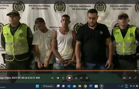 Capturados por la Policía.