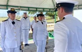 Ceremonia de relevo de la Dimar.