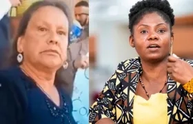 Luz Fabiola Rubiano y la vicepresidenta Francia Márquez.