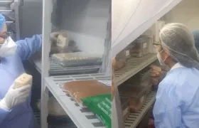 Trabajadores de la cocina del hotel en donde se habrían intoxicado 40 personas,