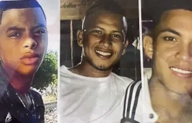 Los tres jóvenes asesinados en Chochó, Sucre.