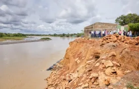 La erosión en el casco urbano de Tierralta se agravó desde agosto pasado.
