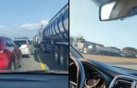 La Alcaldía autorizó el cierre de la vía desde la 1 p.m. de este viernes. dijeron usuarios.