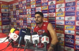 Federico Andueza jugará en Pasto su segundo partido con Junior. 