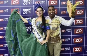 Reyes del Carnaval de Barranquilla en Canadá, Daniela Gelvez y Jimmy Barco.