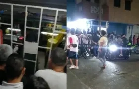 Lugar de los hechos en el barrio San Felipe.