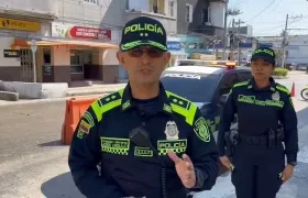 El General Jorge Urquijo, comandante de la Policía Metropolitana de Barranquilla.