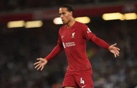 Virgil Van Dijk, defensa del Liverpool. 