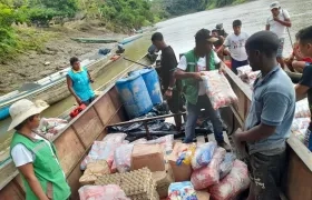 La Alcaldía del Alto Baudó ha entregado ayuda alimentaria a 382 familias indígenas confinadas.