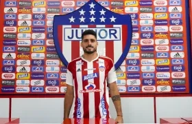 Federico Andueza se puso por primera vez la camiseta del Junior.