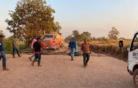 Bloqueos en Campo Rubiales, Meta.