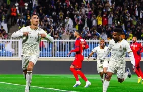Cristiano Ronaldo completó ocho goles en cinco partidos con Al Nassr.
