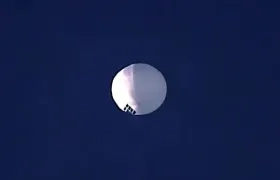 El globo espía de China destruido por Estados Unidos en el océano Atlántico