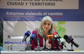 Catalina Velasco, ministra de Vivienda.