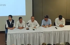  El Ministro de Transporte Guillermo Reyes en su visita de este miércoles a Barranquilla