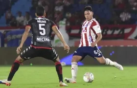 Léider Berdugo fue uno de los más destacados de Junior contra Santa  Fe.
