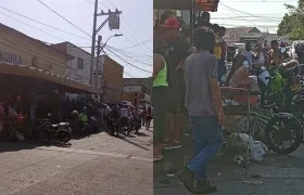 Lugar donde se presentó el ataque a bala. 