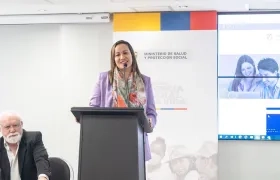 Carolina Corcho, Ministra de Salud.