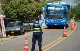 Controles viales durante el puente festivo