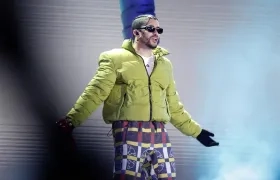 El cantante puertorriqueño Bad Bunny. 