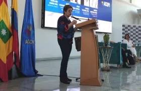 La Ministra de Trabajo, Gloria Inés Ramírez Ríos.