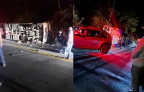El bus de la 'Flota Continental' que rodó a un abismo